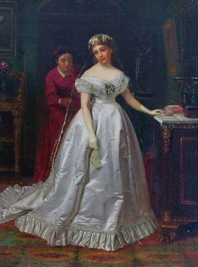 John George Brown The Bride Spain oil painting art